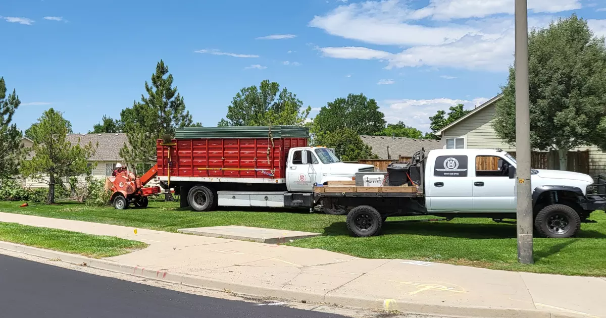 On site trucks for junk hauling